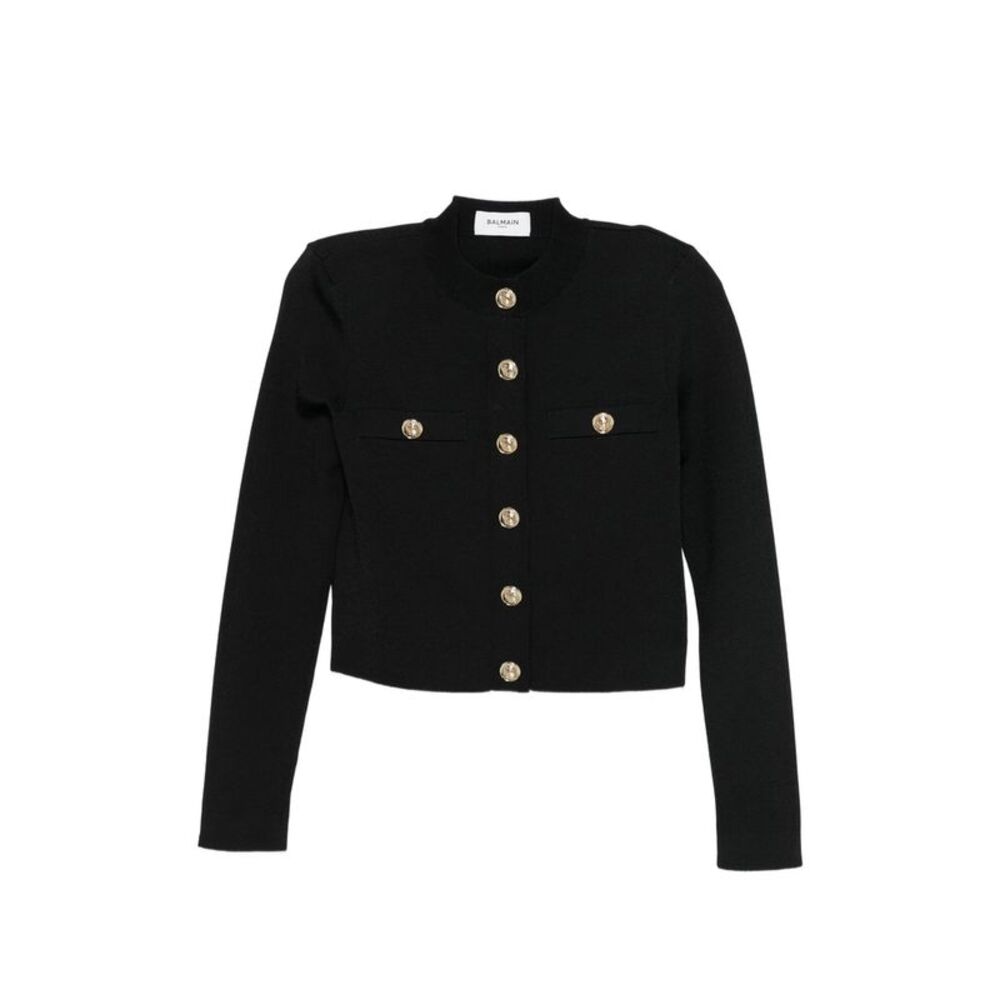 Balmain Black Knitwear - Cardigans Women Women